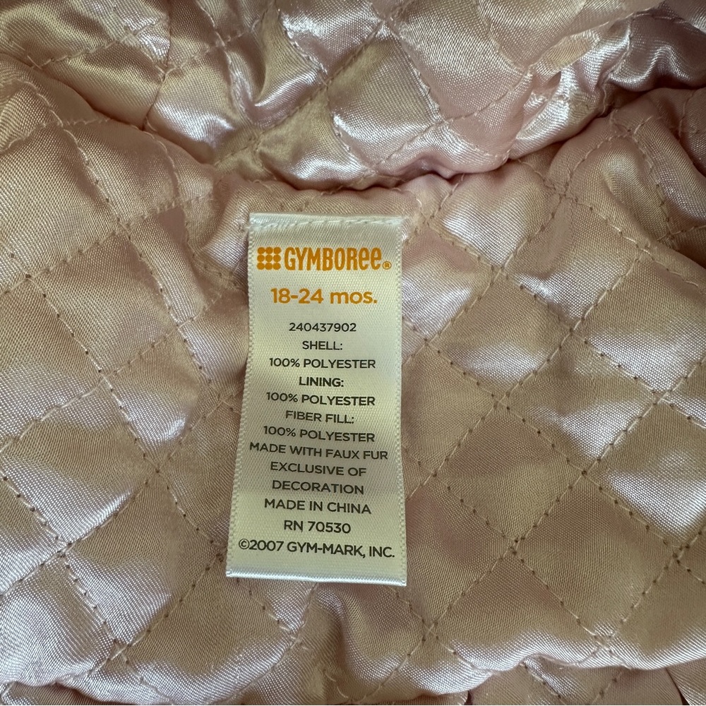 GYMBOREE HOOD JACKET INFANT Size 18-24 mos - Picture 3 of 3